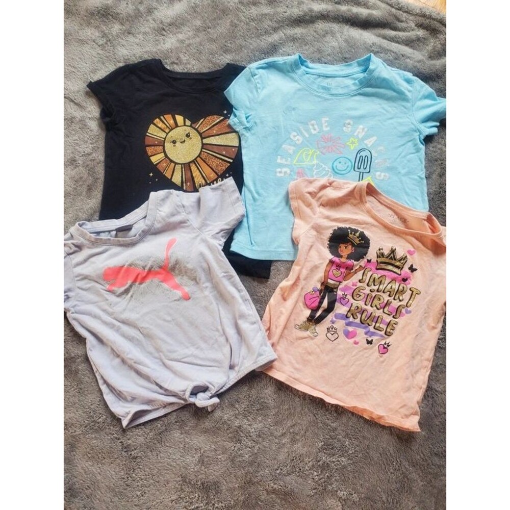 Girls 5T T-shirts lot 4pc
